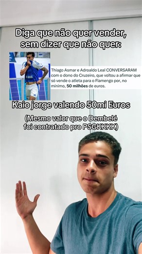 Kaio jorge ou Dembele, so o tempo dirá🤣 #futebol #fypp #humor