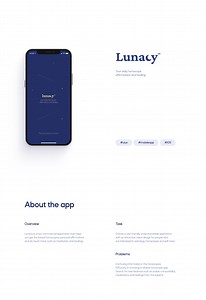 Lunacy Mobile iOS App — UI/UX - Maxim Malkovich