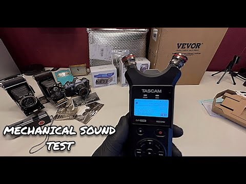 Tascam DR-07X Mechanical Sound Test (Field Recorder) | Unboxing