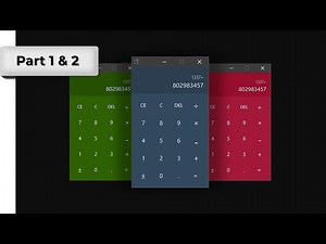 How to Make a Simple Calculator in Visual Studio Using C# | Part 1 & 2 ᴴᴰ