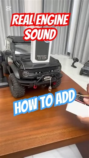 How to add real engine sound to RC ESS-ONE+ #ESSone+ #rc #rccrawler #HB-R1006 #HB Toys R1006