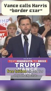 8.8K views · 98 reactions | #Trump's vice presidential pick #Vance slammed #Biden's #border policy, saying it is "destroying American jobs and crushing American wages." He called #Harris #borderczar and said the American people should not let her hand over control to "illegal aliens(#immigrants)." | China Xinhua News | Facebook