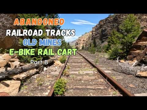 Ebike powered rail road cart. Abandoned Colorado tracks, 2026 part B