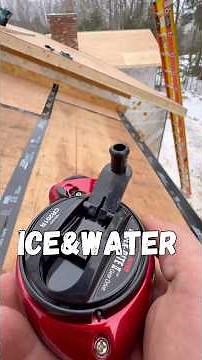 Owens Corning WeatherLock G Ice and Water Install. #diy #construction #tools