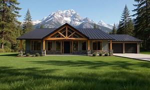 Modern Farmhouse Plan: 2080 (living) Sqft, 3 Bed - 2bath - 3-car Garage - Etsy