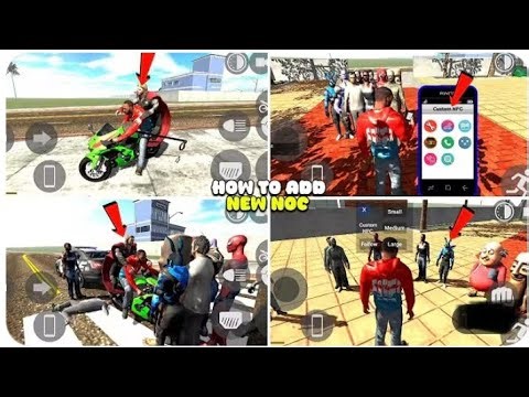 NPC Secret App 🔥😱 indian Bike Driving 3D Custom NPC Feature - NPC Kaise Add Karein | |