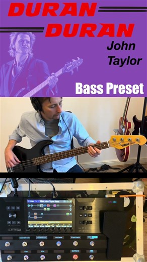Duran Duran Bass Preset for Line 6Helix Stadium XL #helixstadium #line6helix #duranduran