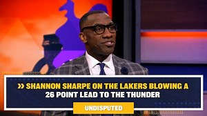 Shannon Sharpe on the Lakers blowing a 26 point lead: "The Lakers stopped playing defense, started jacking up shots and turning the ball over. LeBron James needs to realize that you're not going to win with Russell Westbrook as your primary decision maker, because he makes the worst decisions." | Speakeasy