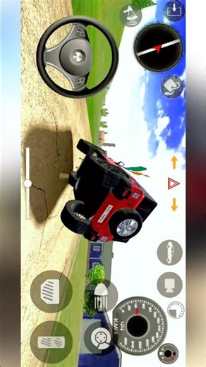 Mahindra Thar Stunt 🎯| Games: Indian Thar.😱(Gadi Wala Games) Car Game Android Game #gadiwala #4x4