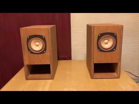 オーディオ試聴動画 Fostex 10cmフルレンジ10F02C 小型バックロードホーン(フォステクス)