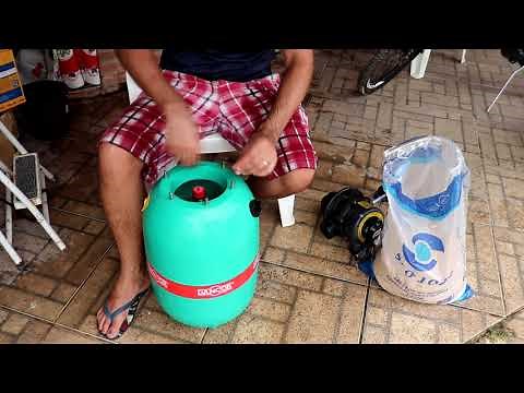 TROCA DA AREIA DO FILTRO DANCOR