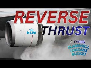 🤔What is plane reverse thrust? | how to work jet engine?