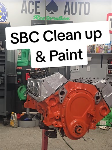 SBC Engine Clean-Up and Painting Guide