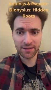 Aquinas & Pseudo-Dionysius: Hidden Roots #theology #ancienthistory #romans #mystic
