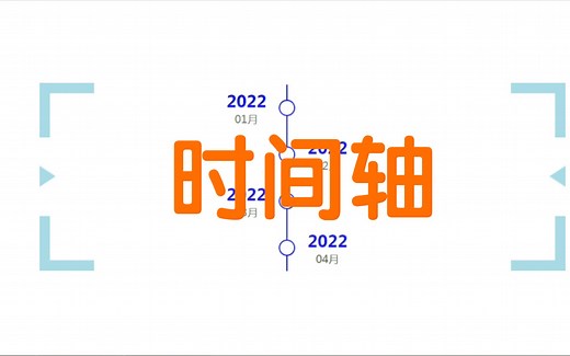 HTML+CSS实现时间轴效果