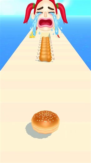 Poop Challenge Sandwich Runner GAMEPLAY🍖💩🌶️ #3d애니메이션 #game #funnyvideo #어몽 #어몽어스