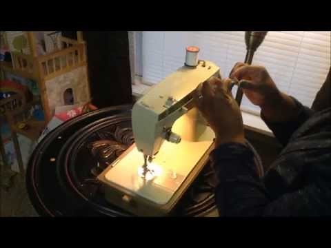 Singer Sewing Machine 252 Fashion Mate HOW TO WIND THE BOBBIN Part 2