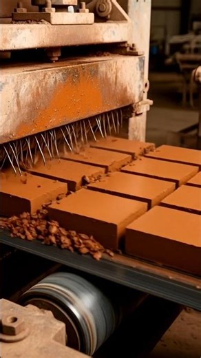 🧱 Mud Turns Into Strong Bricks 😲 | Factory Flow