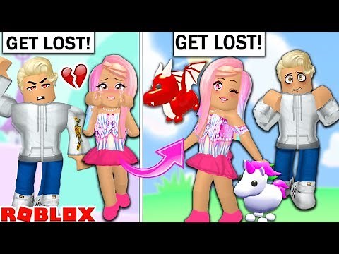 My Crush ONLY Liked Me Because I Had The Coolest Pets In Adopt Me... Adopt Me Roleplay