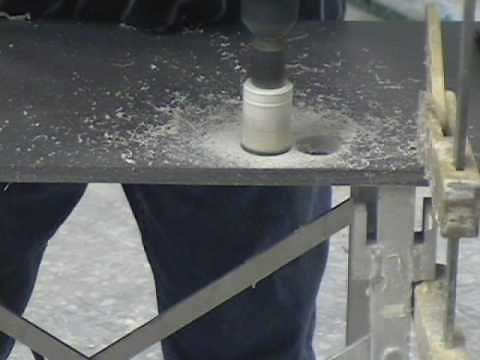 How to Drill a Hole in Corian.wmv