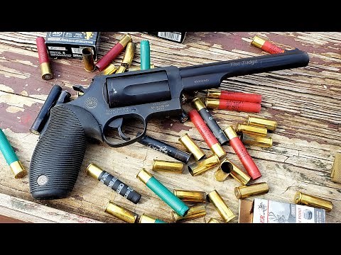 Taurus Judge 6" Review & Shoot .45lc & .410