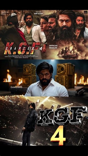 K.G.F: Chapter 4- Official Trailer | Rocking Star Yash | Prabhas | Prashanth Neel#kgf4 #yash #rockystaryash #upcomingmovie #viral