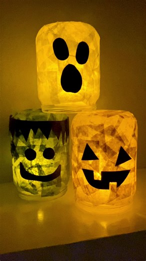 DIY Halloween Decorations Using Recycled Jars - Fun Kids Crafts
