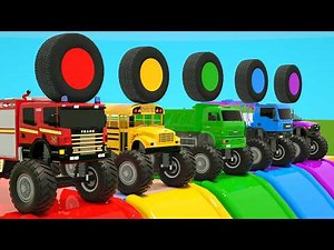Super Simple Songs - Two versions of the song "Baby Shark" - Studying car colors-Baby Nursery Rhymes