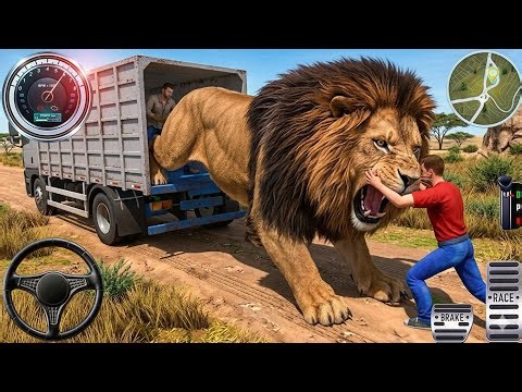 wild animals transport truck game - farm animal truck transport simulator - Android GamePlay