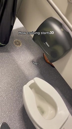 Every bathroom on my college campus is cruisey af lol #gay #gays #gaycruising #cruisinggay #cruisingtok #cruisingtiktok #cruisingcontent #gayscruising #gloryhole
