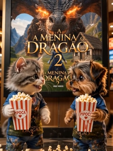 Filhotes Fofinhos Trailer A Menina e o Dragão 2 #filhotesfofos #caesegatos #animaisfofos #filhotes #inteligenciaartificial
