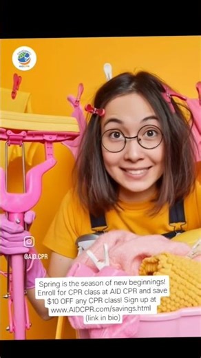 Spring is the season of new beginnings! Enroll at www.AIDCPR.com/savings.html & save $10 OFF! #cpr