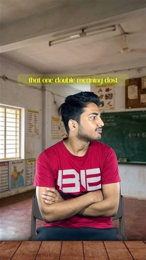 That One Double Meaning Dost 😂 | School Memories #shorts