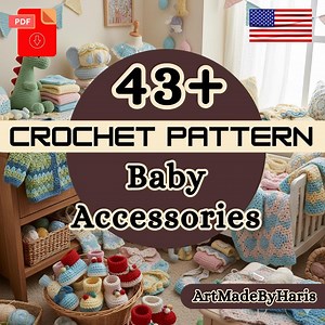43 Crochet Baby Accessories Patterns (PDF Download) - Etsy Australia