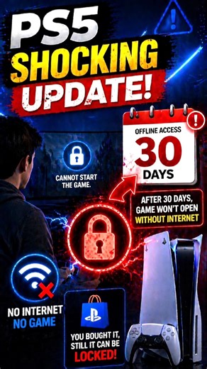 PS5 Just Killed Offline Gaming 😱 #ps5 #shorts