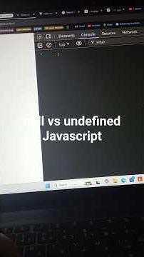 null vs undefined in JavaScript #حاسبات #programming #javascript