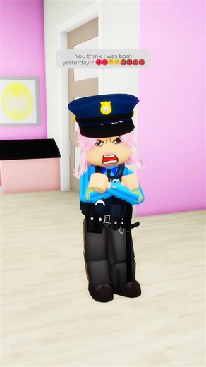 mrs police mom split us up from fighting...😅😣#robloxshorts #roblox