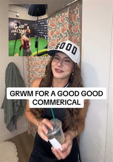 GRWM for a good good commercial 💝💝💝💝 #goodgoodgolf #grwm #fyp #golfer #golftok