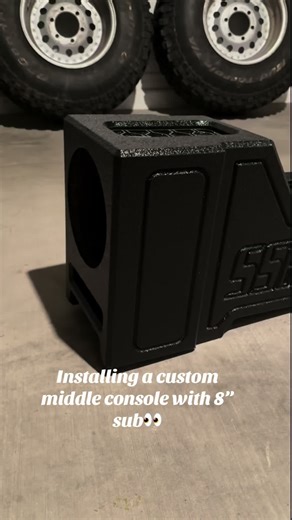 Custom Console Installation for Skar Subwoofer