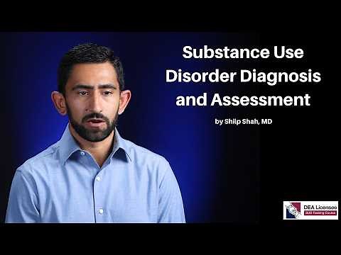 Substance Use Disorder Diagnosis and Assessment | DEA SUD Training Course