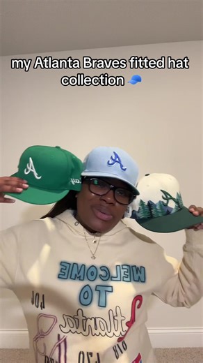 and yes I still want more 🙂‍↕️ @Atlanta Braves @neweracap @hatclub #atlanta #atlantabraves #fittedcap #hatclub #mascfashion #wlw