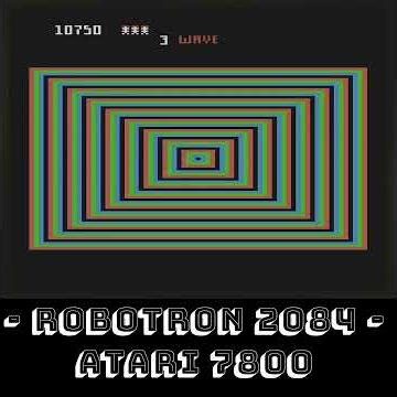 Robotron 2084 - Atari 7800 - 1986 #retrogaming #atari #atari7800 #7800 #robotron