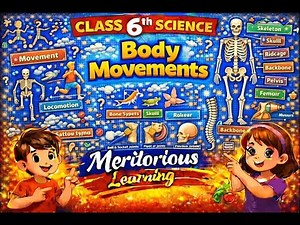 Class 6th science | Body Movements | English Medium | Meritorious Learning #onlineclasses