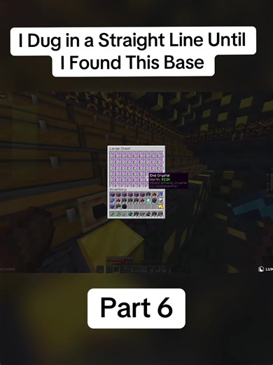 Discovering a Secret Minecraft Base and Looting It
