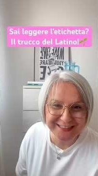 Sai leggere l'etichetta dei cosmetici? Il trucco del Latino! 🌿🕵️‍♀️