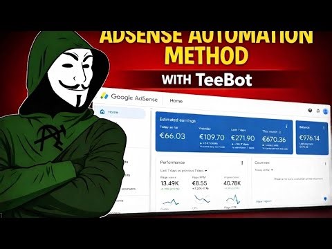 TeeBot AdSense Automation Loading Method 2026 | Safe Method PT 1