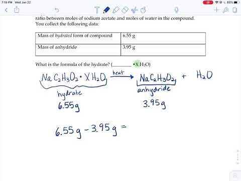 Hydrates Lab Example