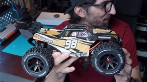 Amazon.com: BEZGAR HP141S Fast RC Truck - 1:14 Scale Offroad Waterproof, Monster Truck, Hobby Off Road Electric Car, 4WD Brushless Motor : Toys & Games