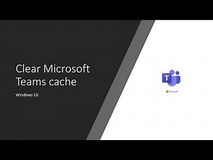 Clear Microsoft Teams Cache in Windows 10 "2020"