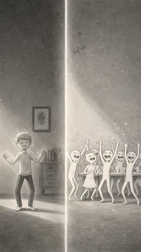 Some souls dance in silence while others cheer in crowds.how wonderful the world must be inside